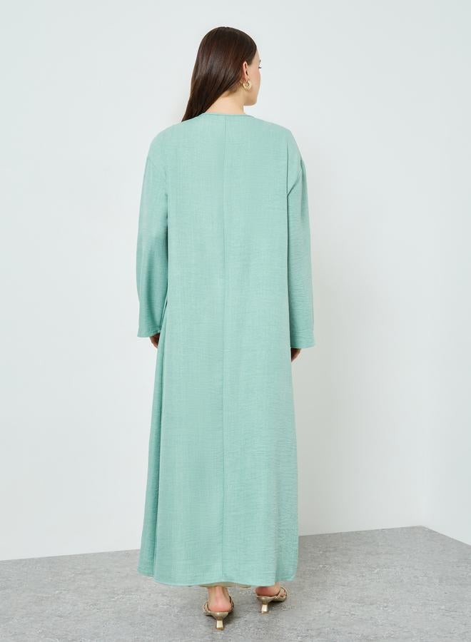 ستايلي كيمونو برباط أمامي مزدوج للنساء - Image 5